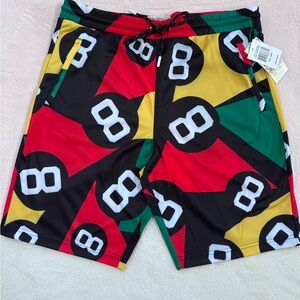 Vibrant Multicolor Men's Board Shorts